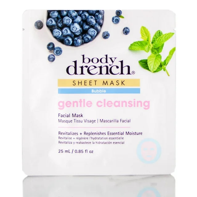 Body Drench Sheet Masks image of gentle cleansing face mask