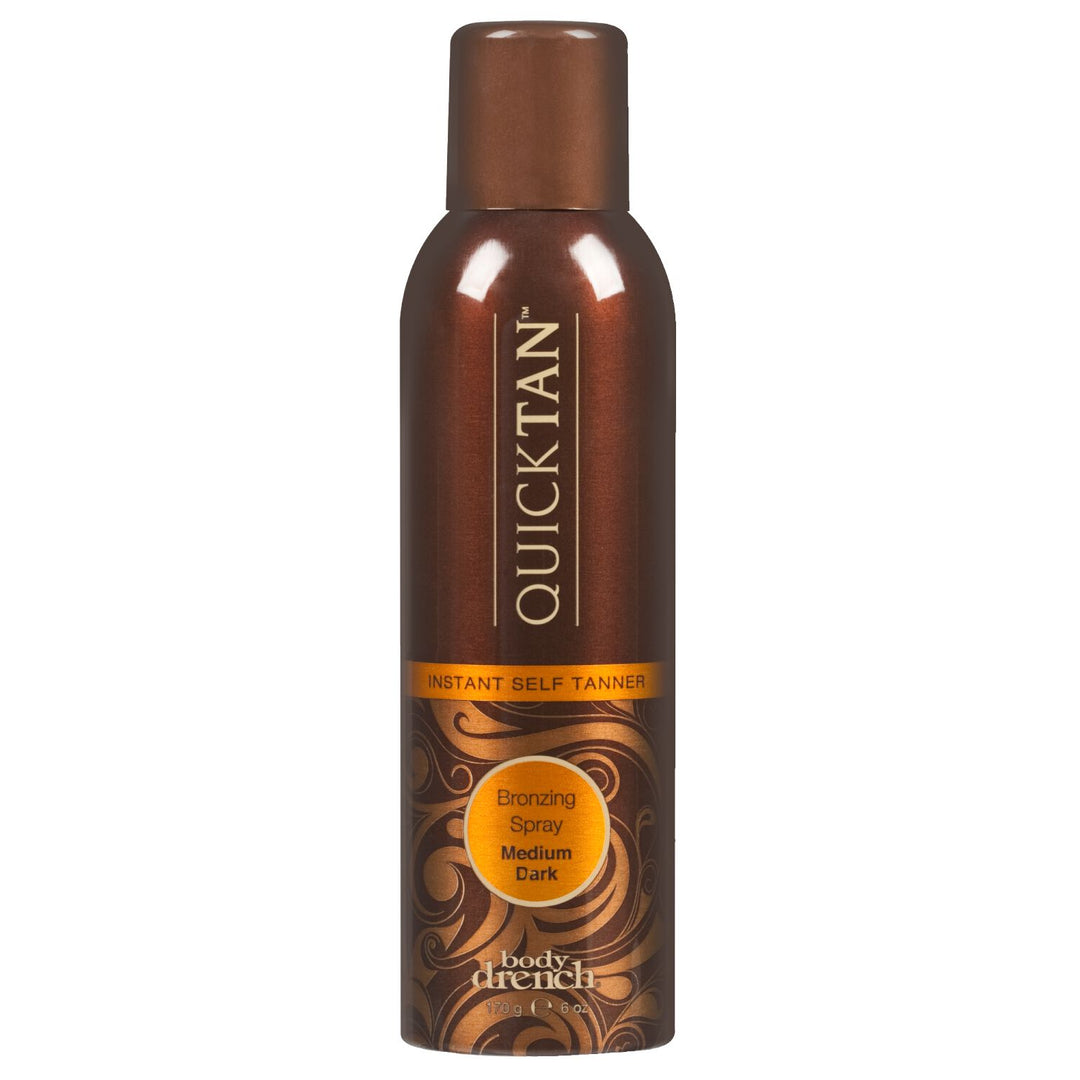 Body Drench Quick Tan Medium Dark Bronzing Spray 6 oz bottle