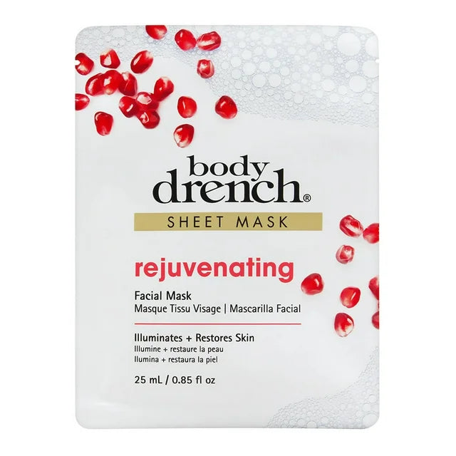 Body Drench Sheet Masks image of rejuvenating face mask