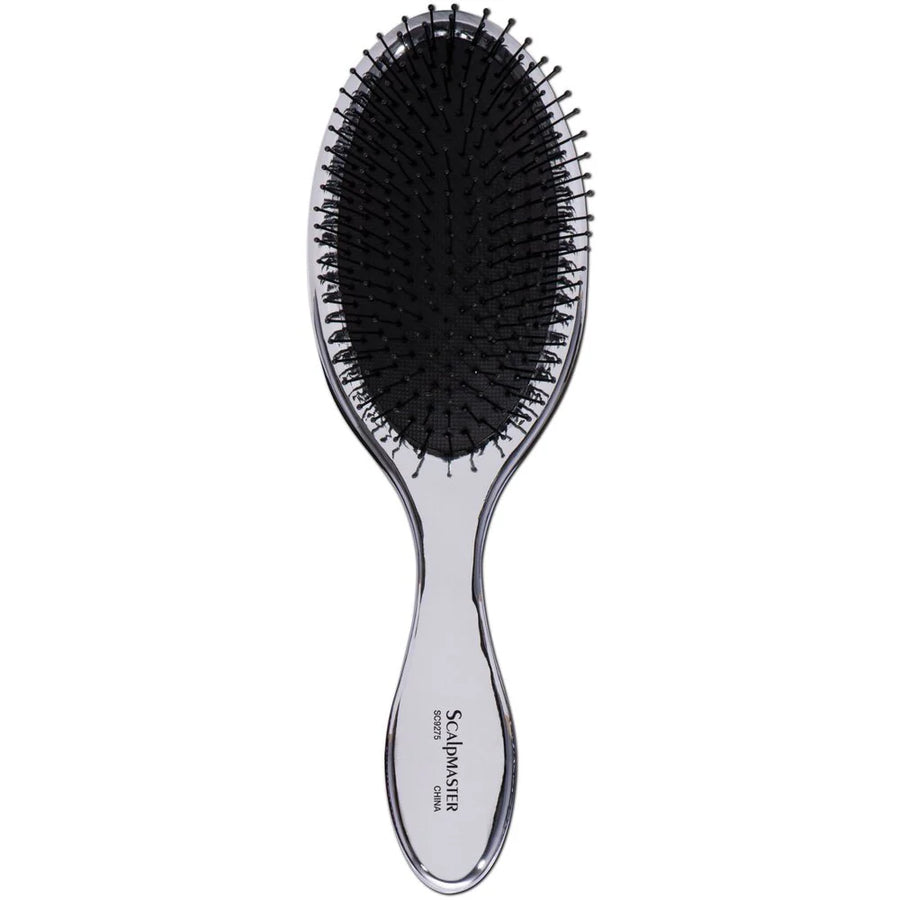 Burmax Scalp Master Metallic Detangling Brush