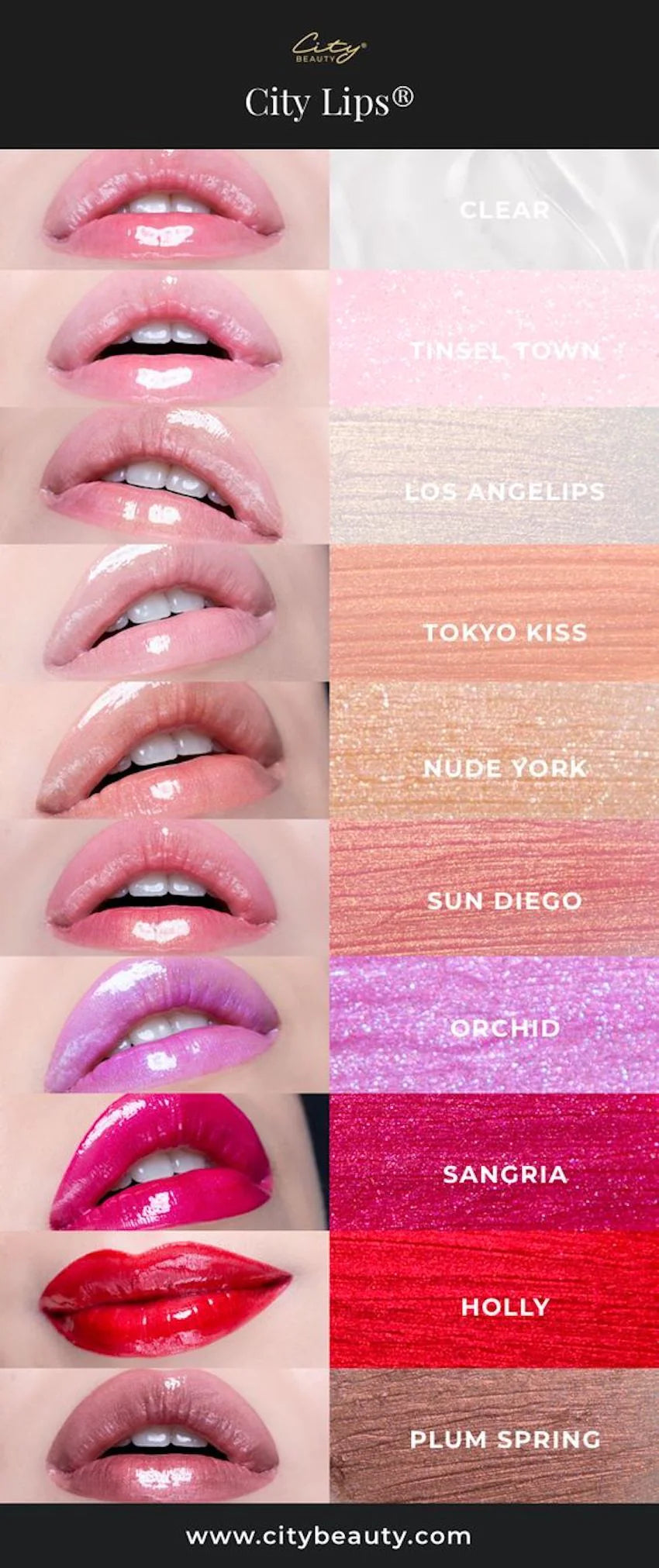 city beauty city lips picture of all shades