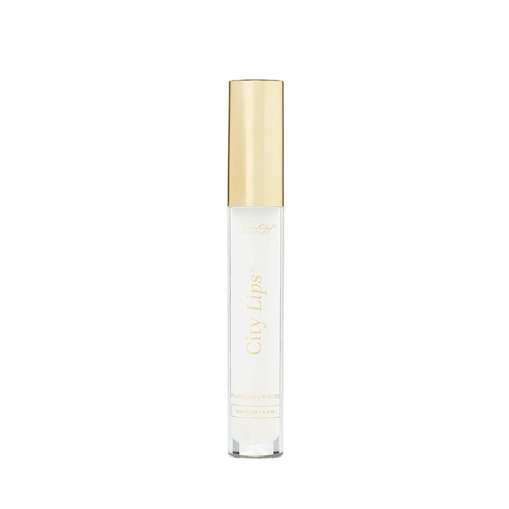 City Beauty City Lips Plumping Lip Gloss image of clear lip gloss