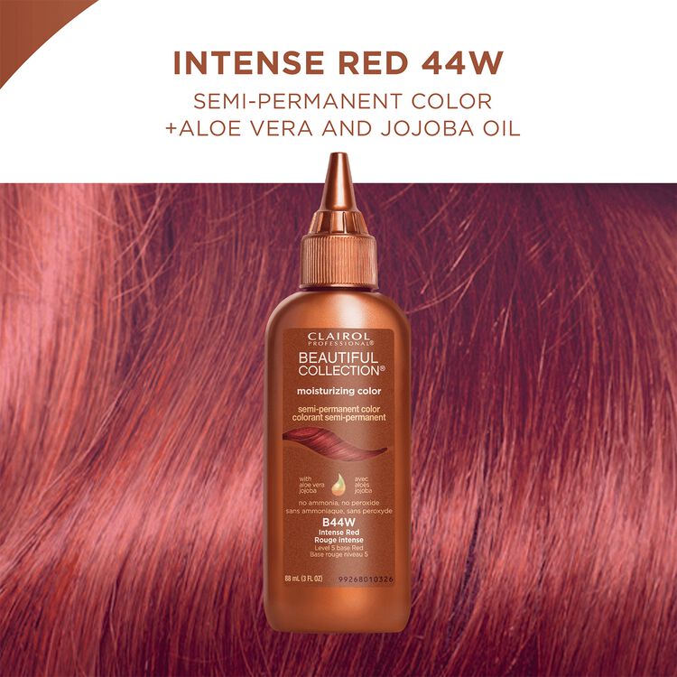 Clairol Professional Beauty Collection Semi-Permanent Moisturizing Color intense red b44w