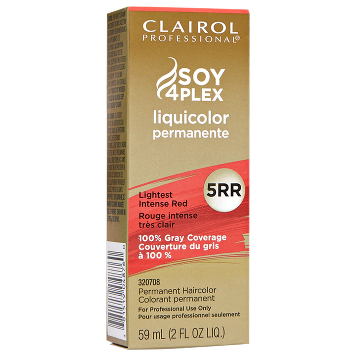 Clairol Professional Soy4Plex Liquicolor Permanent Hair Color 5rr lightest intense red