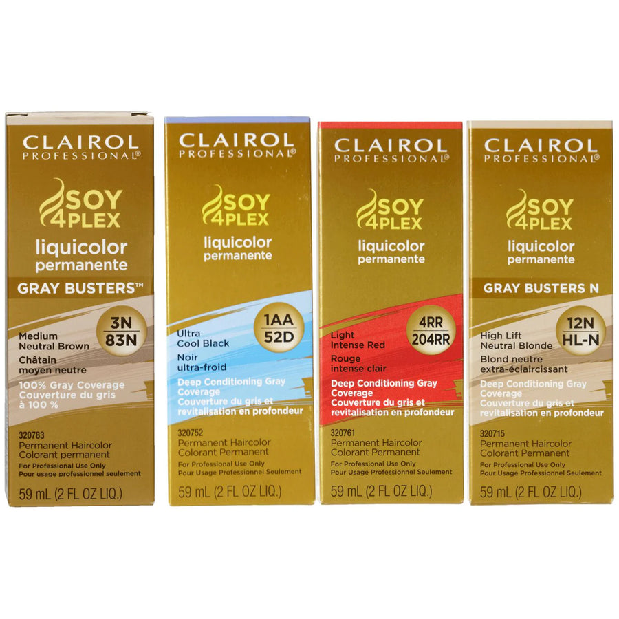 Clairol Professional Soy4Plex Liquicolor Permanent Hair Color image of collection 2 oz bottle