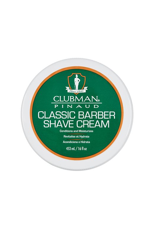 Clubman Pinaud Classic Barber Shave Cream top of jar