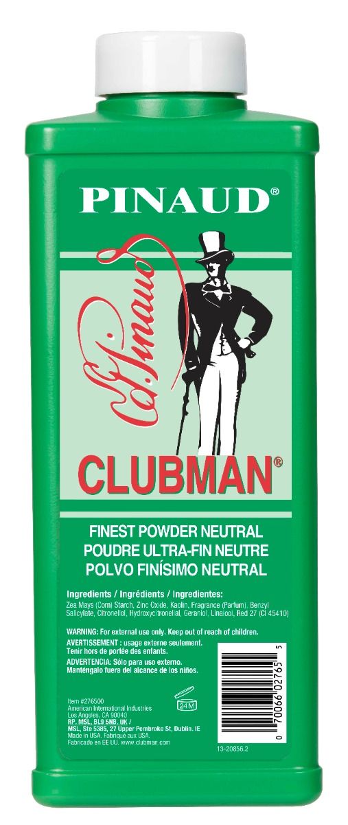 Clubman Pinaud Finest Powder back 