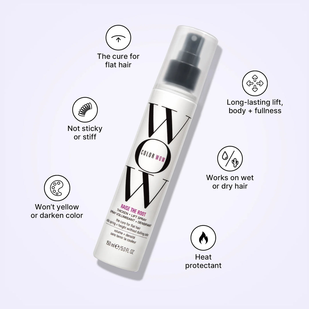 Color Wow Raise the Root Thicken and Lift Spray image of product benefits
