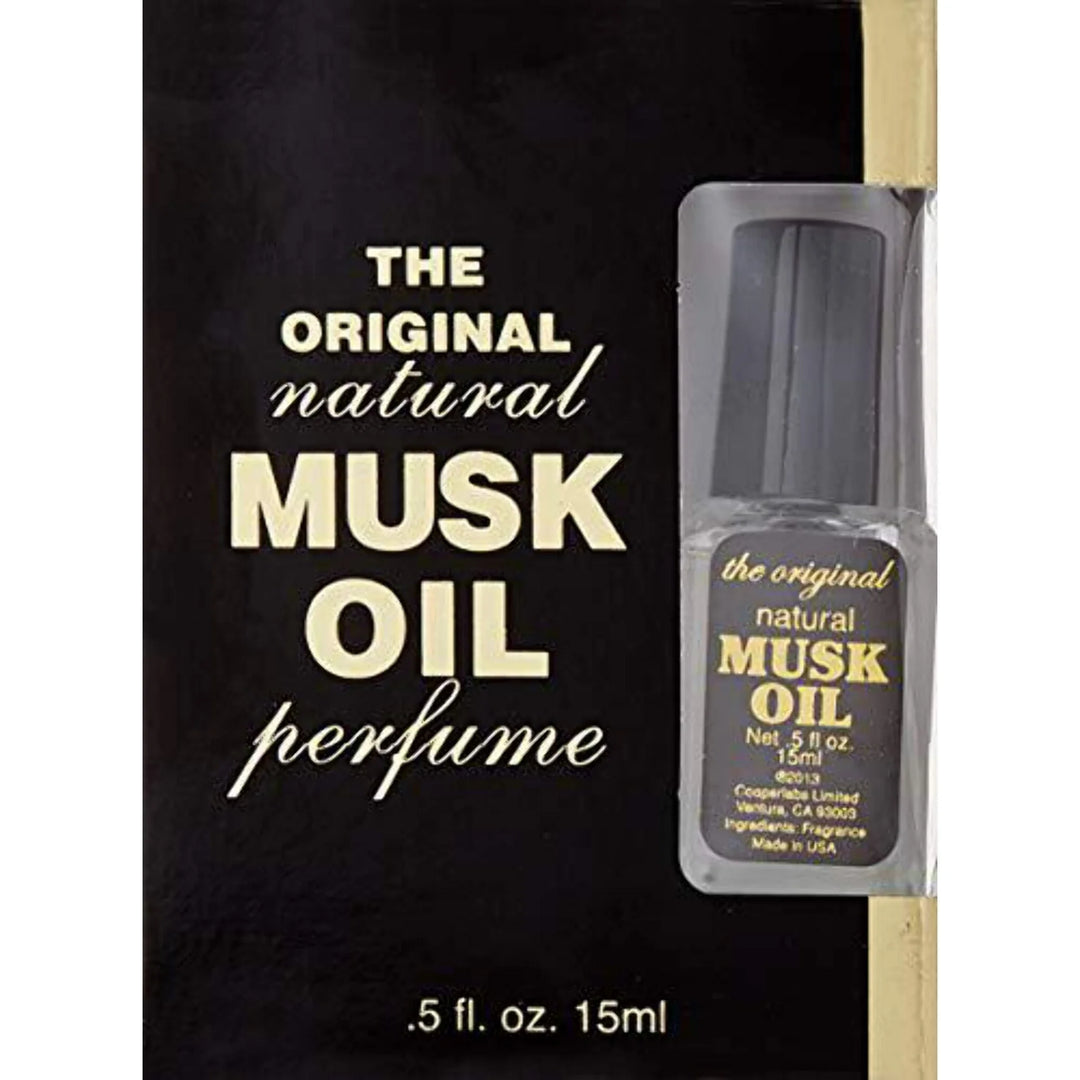 Cooper Labs The Original Natural Musk Oil front of box .5 fl oz 15 ml