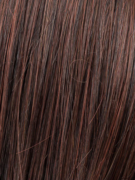 DARK AUBURN ROOTED 33.130.2 | Dark Auburn and Deep Copper Brown w Black/Brown and Roots