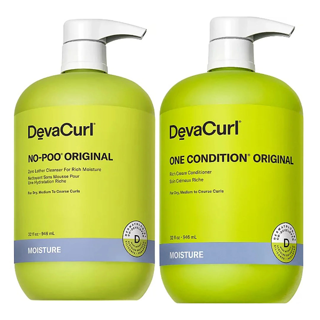 Devacurl No-Poo Original and One Condition Original Duo