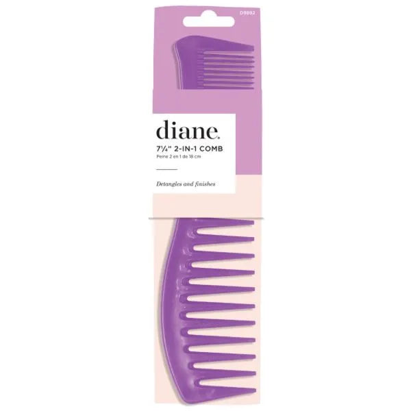 Diane 7 1/4" 2-IN-1 Comb