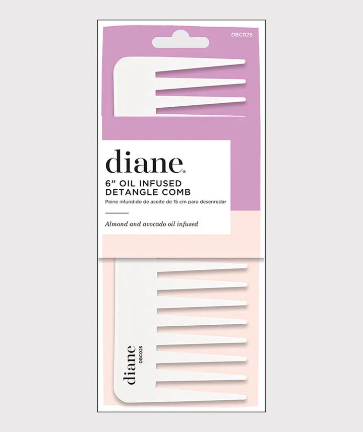 Diane Oil Detangler Comb image of comb in package