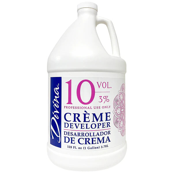 Divina 10 Volume Crème Developer image of 128 oz bottle