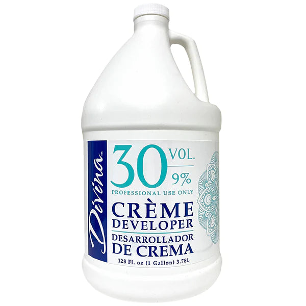 Divina 30 Volume Crème Developer image of 128 oz bottle