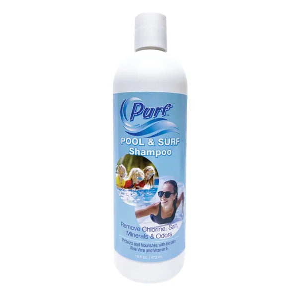 Divina Purf Pool and Surf Shampoo image of 16 oz bottle