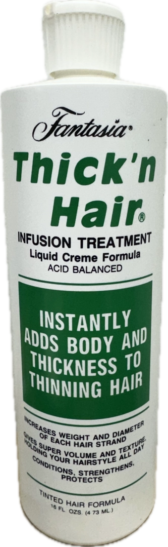 Fantasia Thick'n Hair Infusion Treatment Tinted Hair Formula image of 16 oz bottle