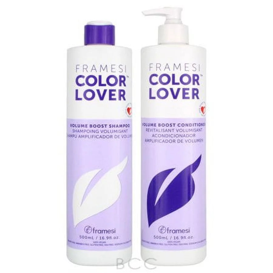Framesi Color Lover Volume Boost Shampoo & Conditioner Liter Duo Deal 16.9 oz bottles