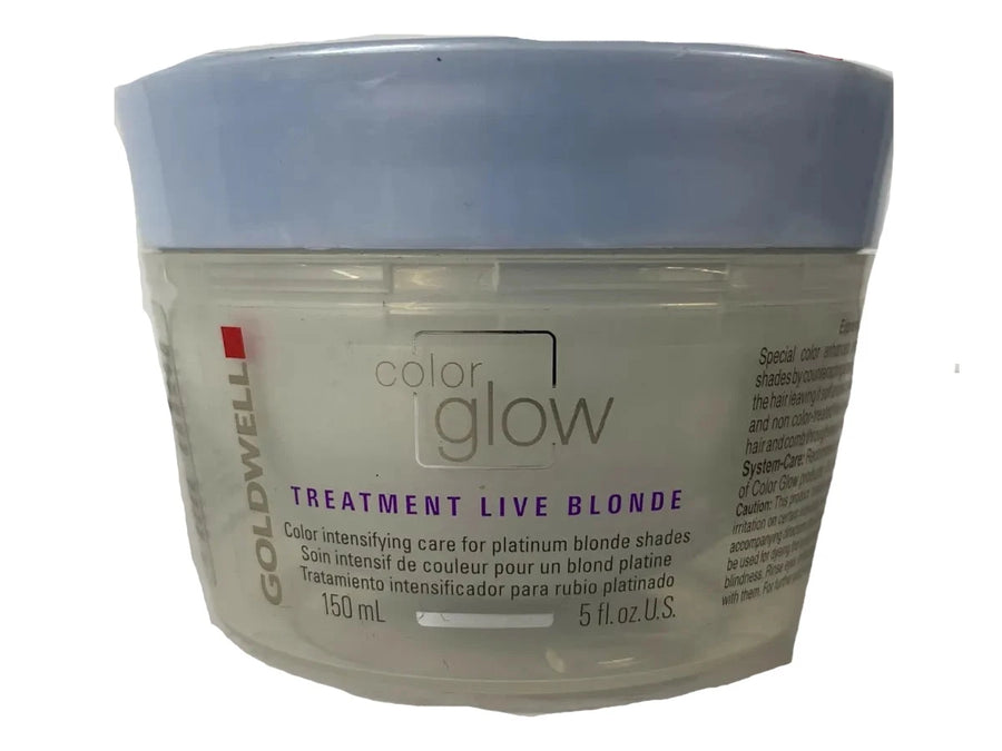 Goldwell Color Glow Treatment Live Blonde image of 5 oz jar