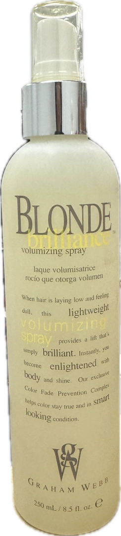 Graham Webb Blonde Brilliance Color Fade Prevention Volumizing Spray image of 8.5 oz bottle