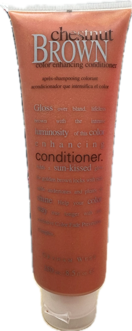 Graham Webb Chestnut Brown Color Enhancing Conditioner image of 8.5 oz bottle