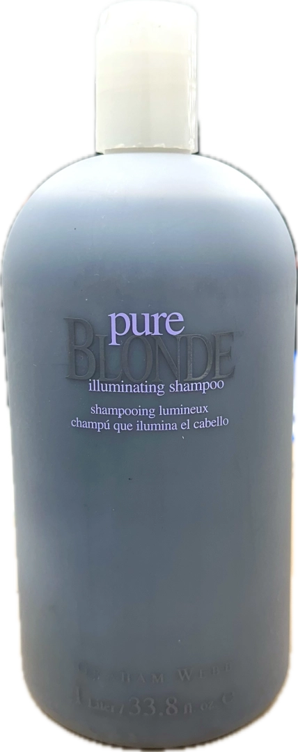 Graham Webb Pure Blonde Illuminating Shampoo image of 33.8 oz bottle