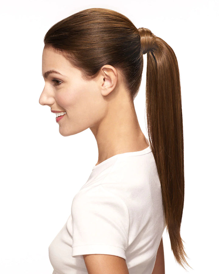 Hairdo Pony 18in Simply Straight Wrap around Pony Model How to After