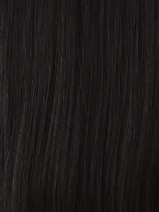 Henry Margu Temptation Clip-On Hairpiece 1BH off black with medium dark brown