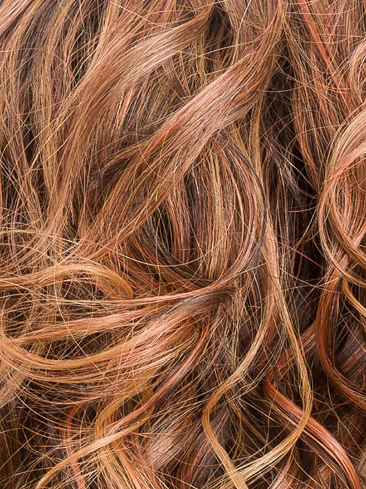 HOT HAZELNUT ROOTED 30.31.33 | Lht Auburn and Lht Reddish Auburn w Dark Auburn Blend w Shaded Roots