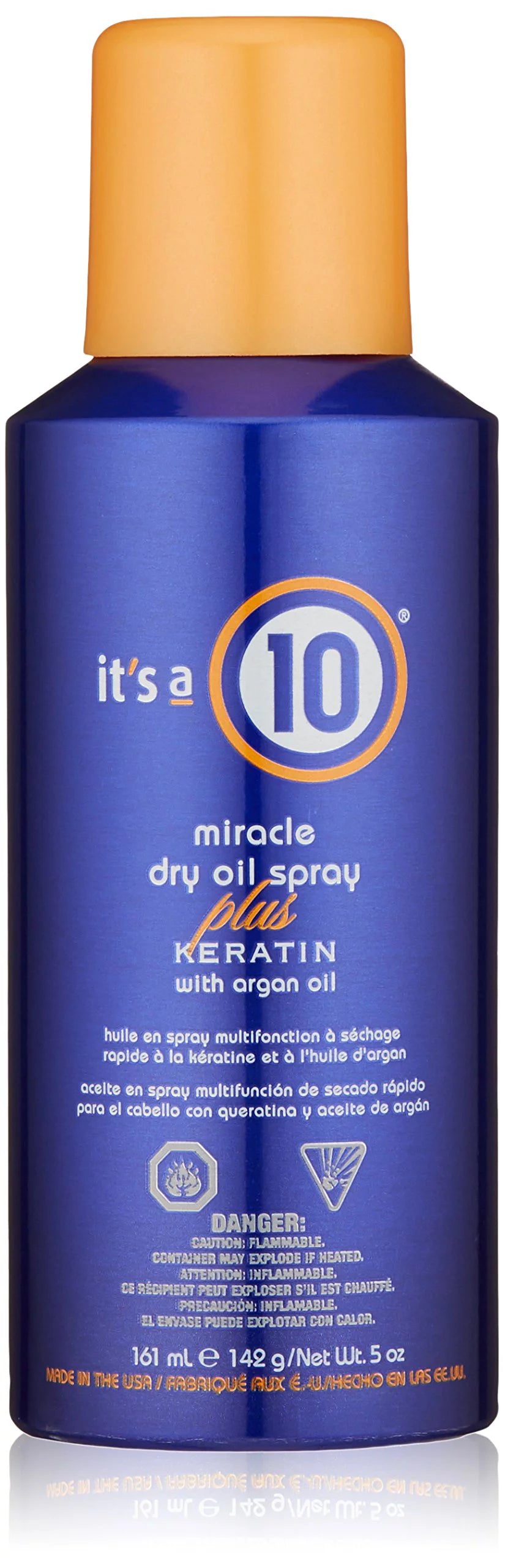 It's a 10 Miracle Dry Oil Spray Plus Keratin with Argan Oil 5 oz bottle image