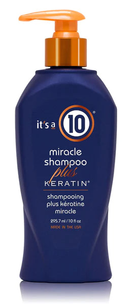 It's a 10 Miracle Shampoo Plus Keratin 10 oz bottle