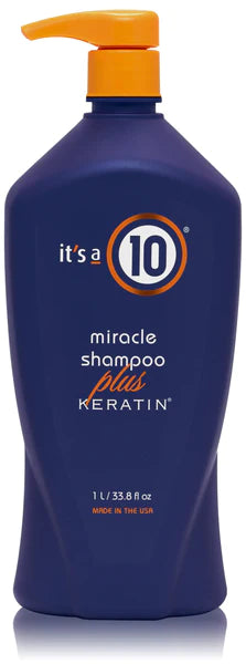 It's a 10 Miracle Shampoo Plus Keratin 33.8 oz bottle