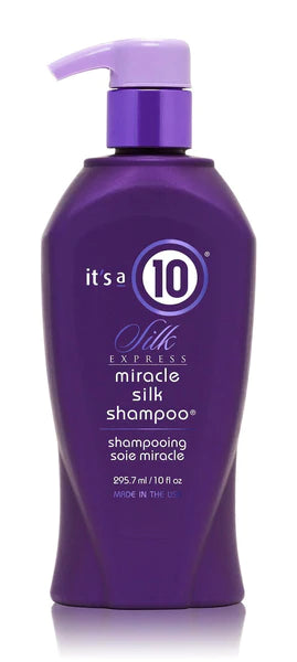It's a 10 Silk Express Miracle Silk Shampoo 10 oz bottle image