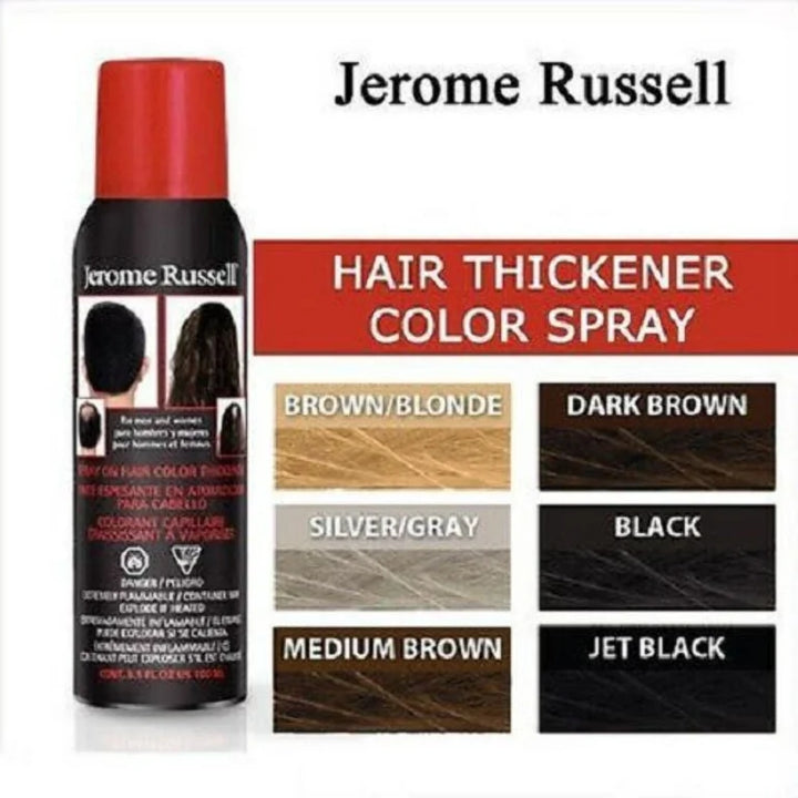 Jerome Russell Spray On Hair Color Thickener