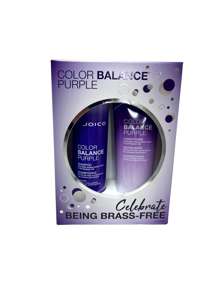 Joico Color Balance Purple Shampoo and Conditioner Gift Set