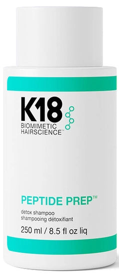 K18 Biomimetic Hairscience Peptide Prep Detox Shampoo image of 8.5 oz bottle