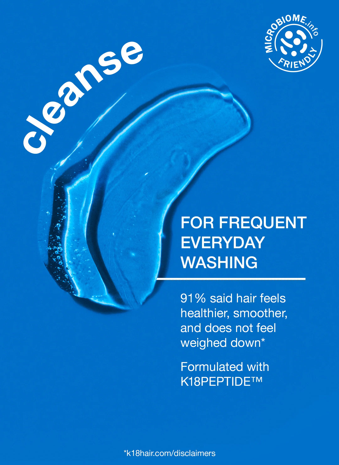 K18 Biomimetic Hairscience Damage Shield pH Protective Shampoo image of product texture and customer reviews