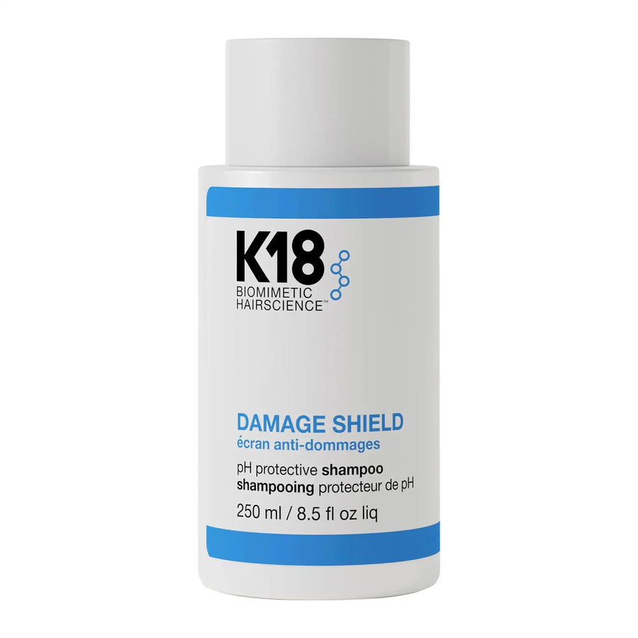 K18 Biomimetic Hairscience Damage Shield pH Protective Shampoo image of 8.5 oz bottle