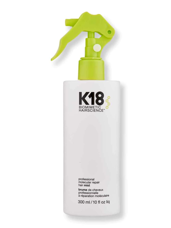 K18 Biomimetic Hairscience Professional Molecular Repair Hair Mist image of 10 oz bottle