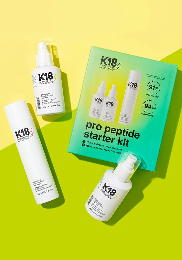 K18 Biomimetic Hairscience Pro Peptide Starter Kit image of starter kit