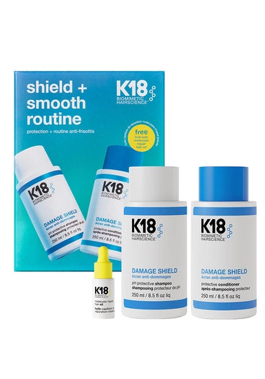 K18 Biomimetic Hairscience Shield and Smooth Routine image of value set