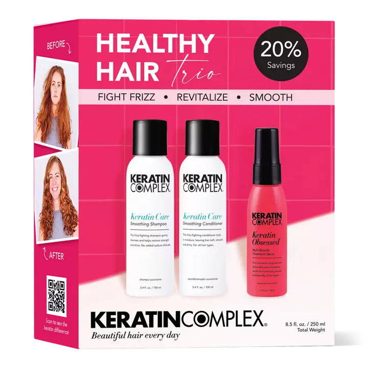 Keratin Complex Frizz Fighting Healthy Hair Trio  image of value set