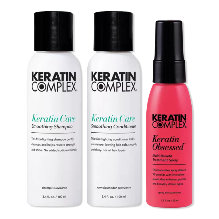 Keratin Complex Frizz Fighting Healthy Hair Trio image of value set