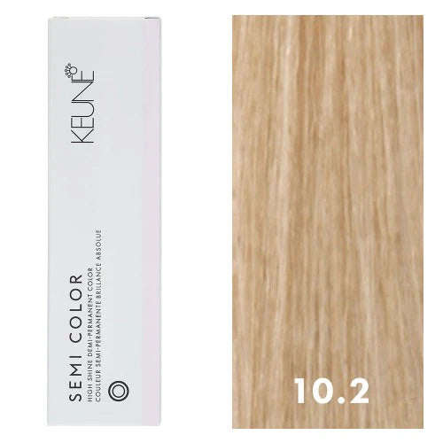 Keune Semi Color High Shine Demi-Permanent Hair Color image of 10.2 lightest pearl blonde