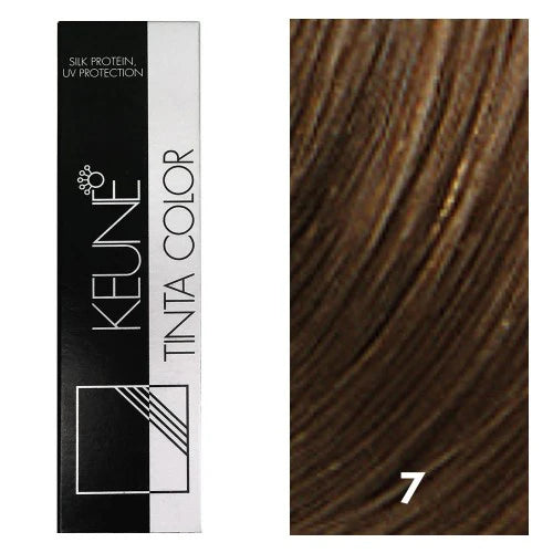 Keune Tinta Permanent Hair Color image of 7 medium blonde