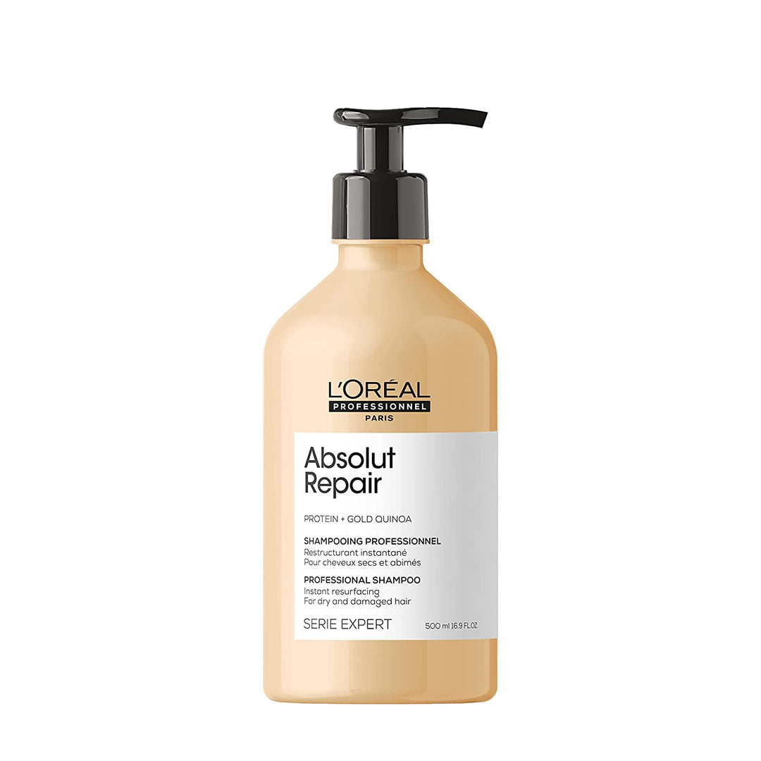 L'oreal Serie Expert Absolut Repair Instant Resurfacing Shampoo image of 16.9 oz bottle