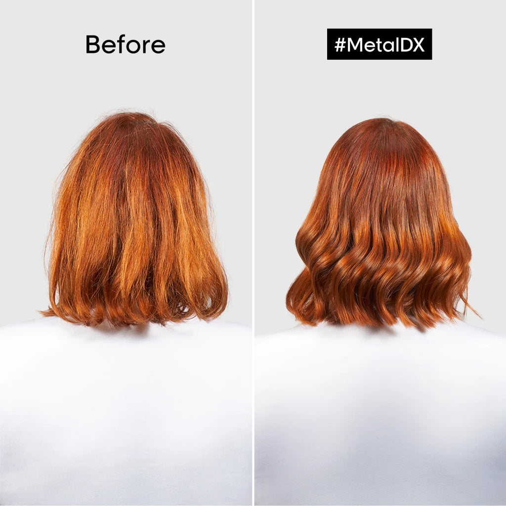 L'oreal Professional Serie Expert Metal Detox Pre-Treatment model before and after