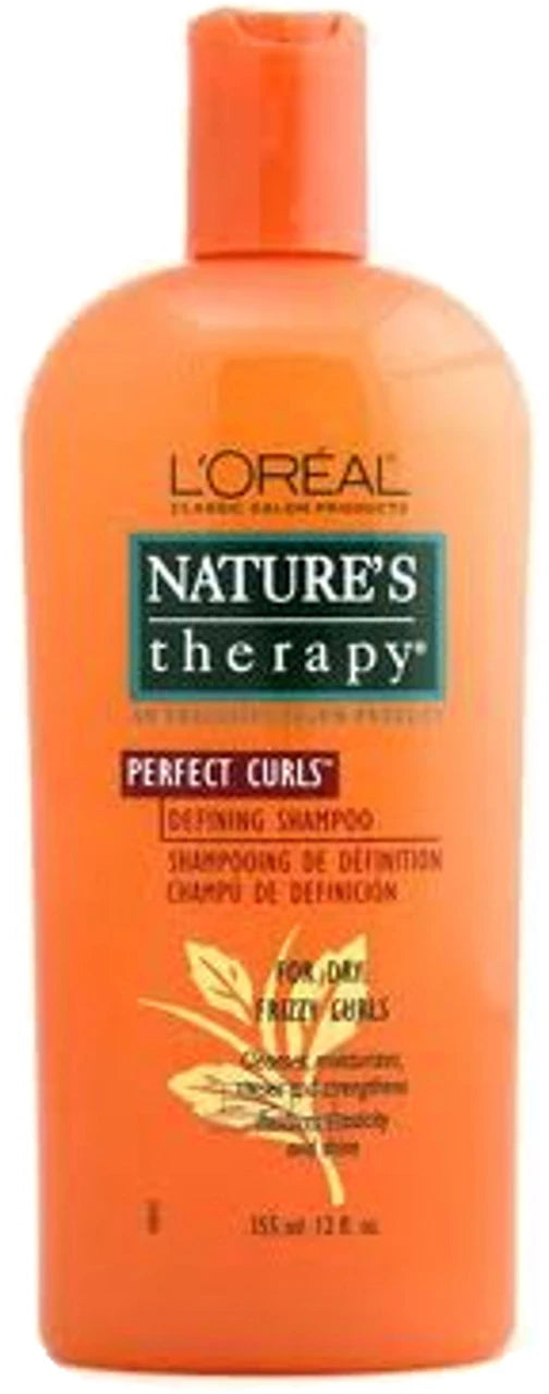 L'oreal Natures Therapy Shampoo image of perfect curls 12 oz bottle