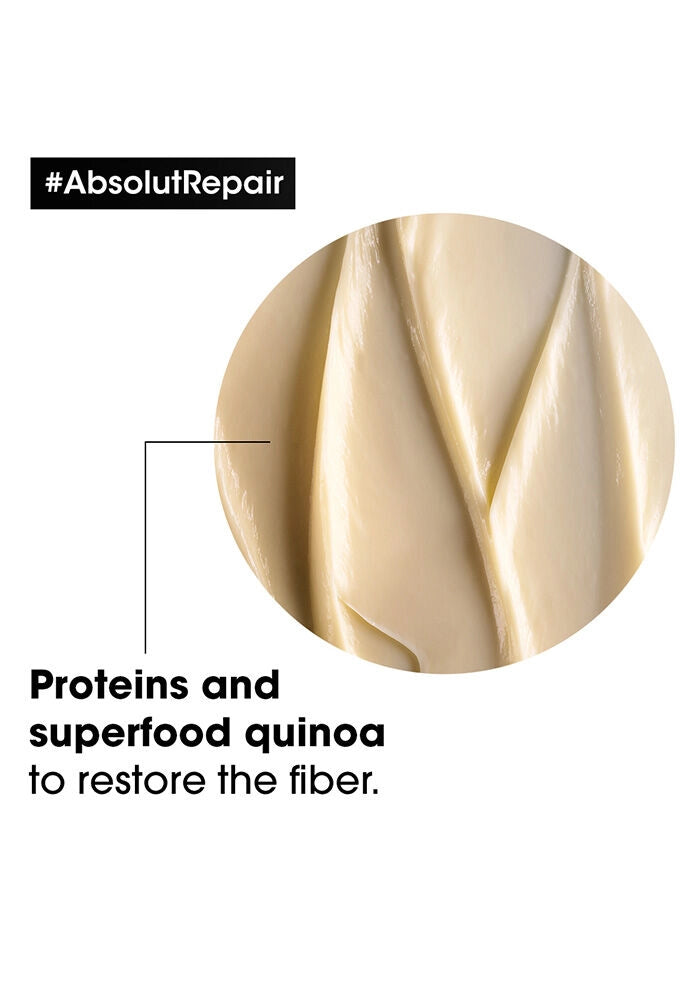 L'oreal Professional Serie Expert Absolut Repair Gold Quinoa Instant Resurfacing Conditioner image of product texture