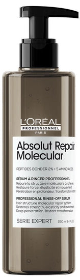 L'oreal Professional Serie Expert Absolut Repair Molecular Rinse Off Serum image of 8.4 oz bottle